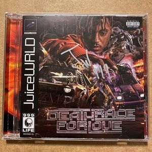 Juice Wrld autographed cd